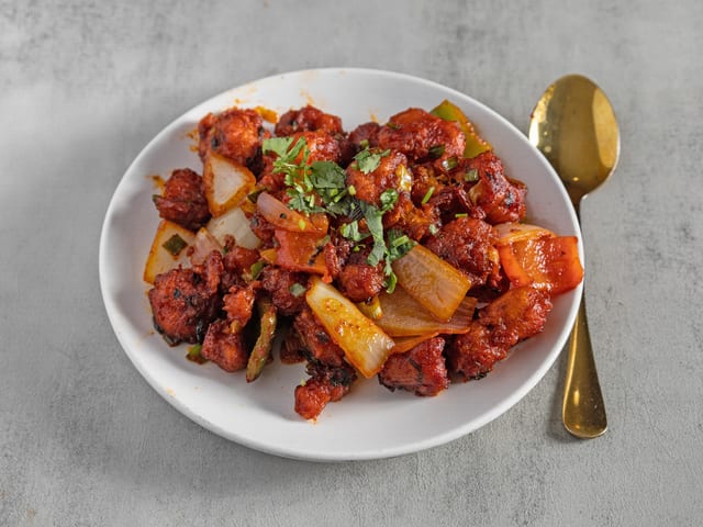 Cauliflower Manchurian.