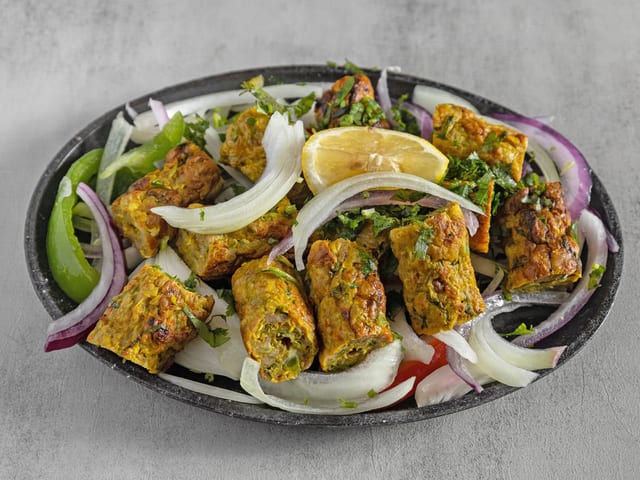 Chicken Seekh Kabab.