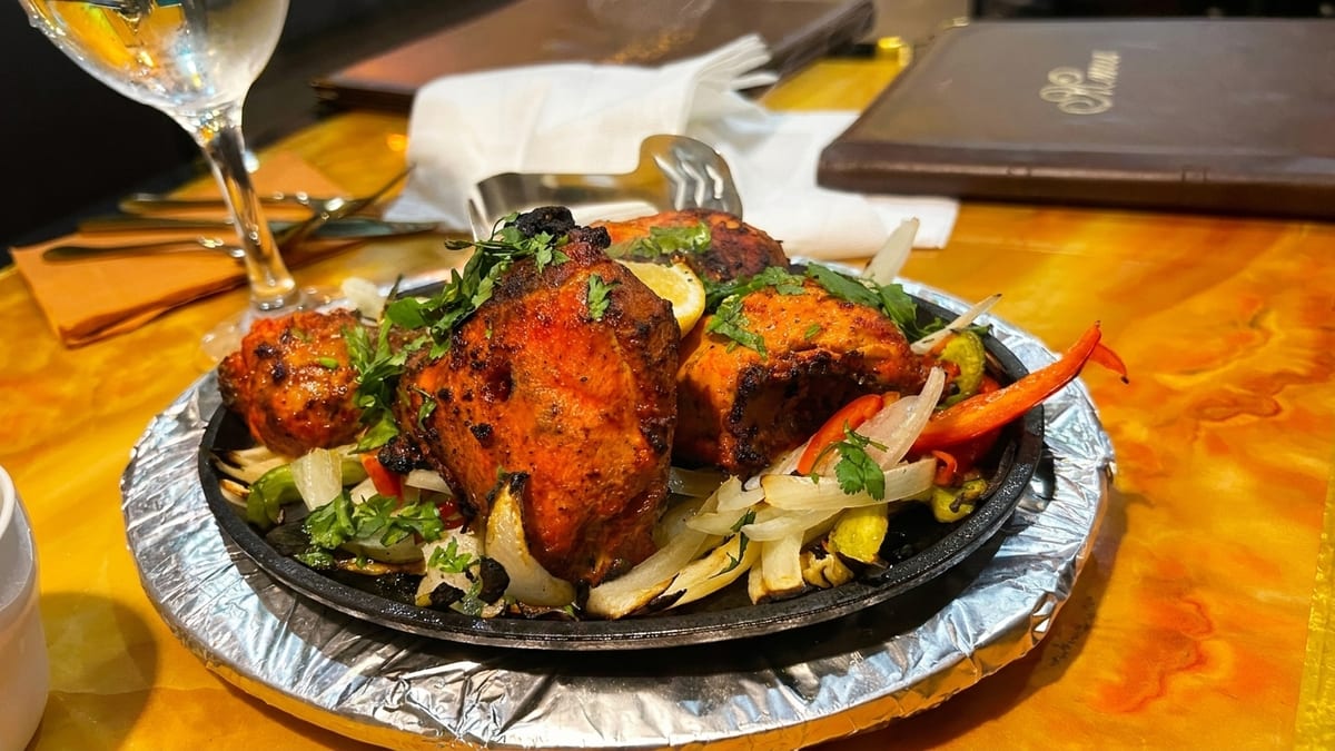 The tandoor at the center