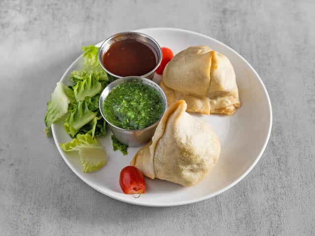 Vegetable Samosa.